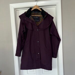JACK MURPHY heritage collection Malvern Waterproof Coat - Blackberry